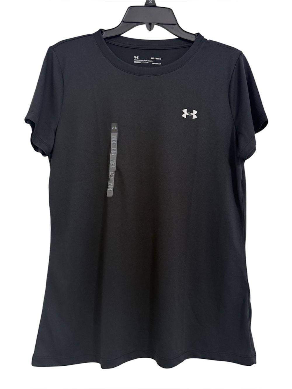 Under Armour Black Women's Short Sleeve Crew Performance Tee. Sz M